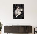 22x30 and 18x24 inch art print option installed in office space. Available for home decor, art collector collectibles.
